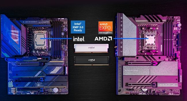 Crucial overclocking DRAM Intel AMD ready modules