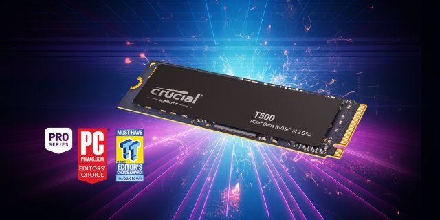 Crucial T500 2TB PCIe Gen4 NVMe M.2 SSD | CT2000T500SSD8 | Crucial IN