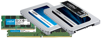 Crucial RAM and SSDs